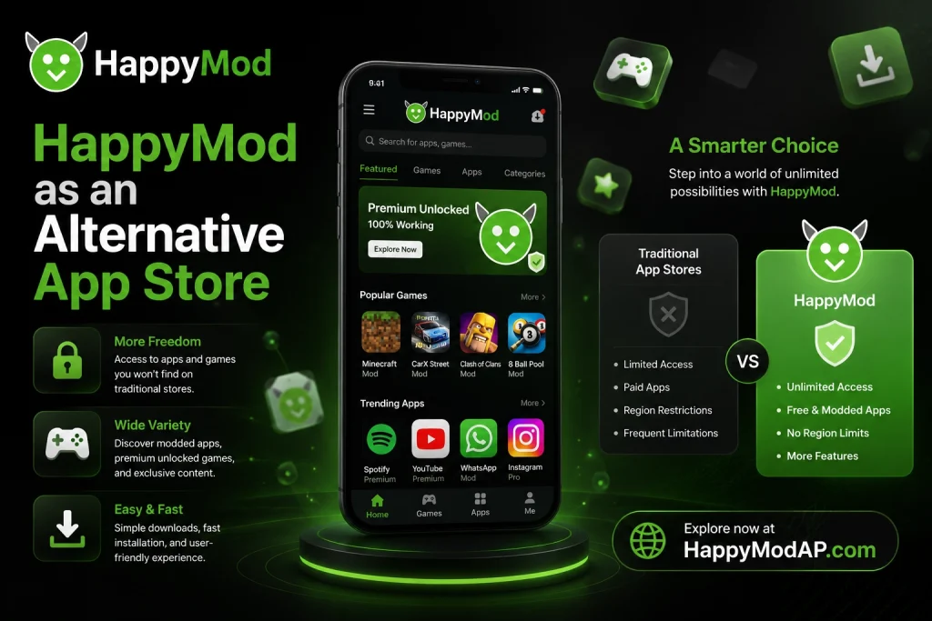 HappyMod as an alternative App store